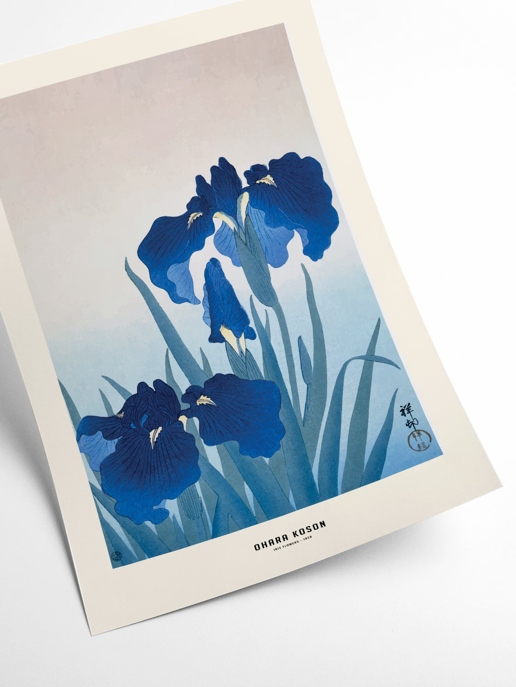 Ohara Koson - Iris flowers