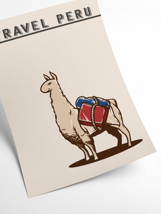 Travel Peru - Llama