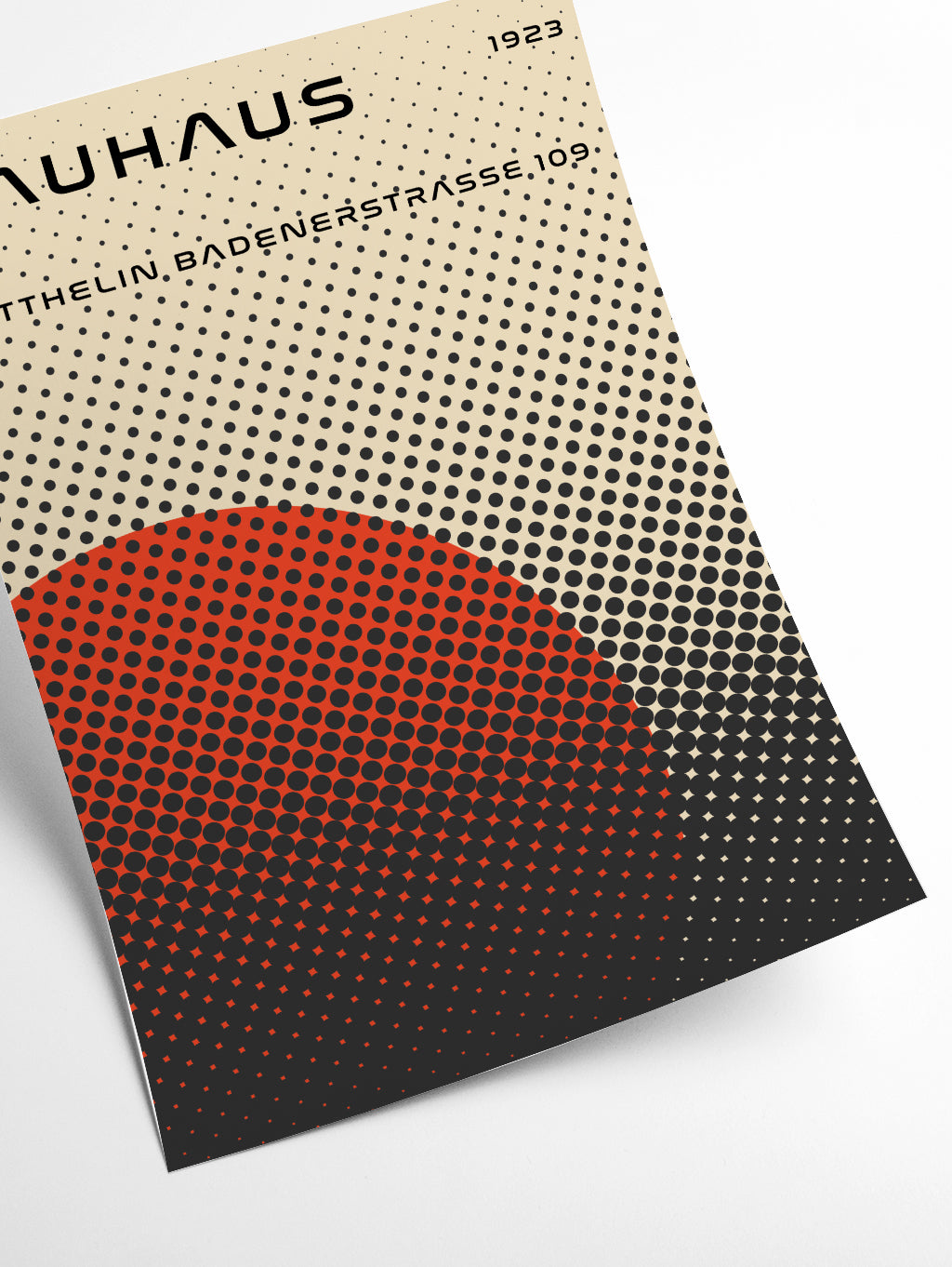 bauhaus geometric red vibe
