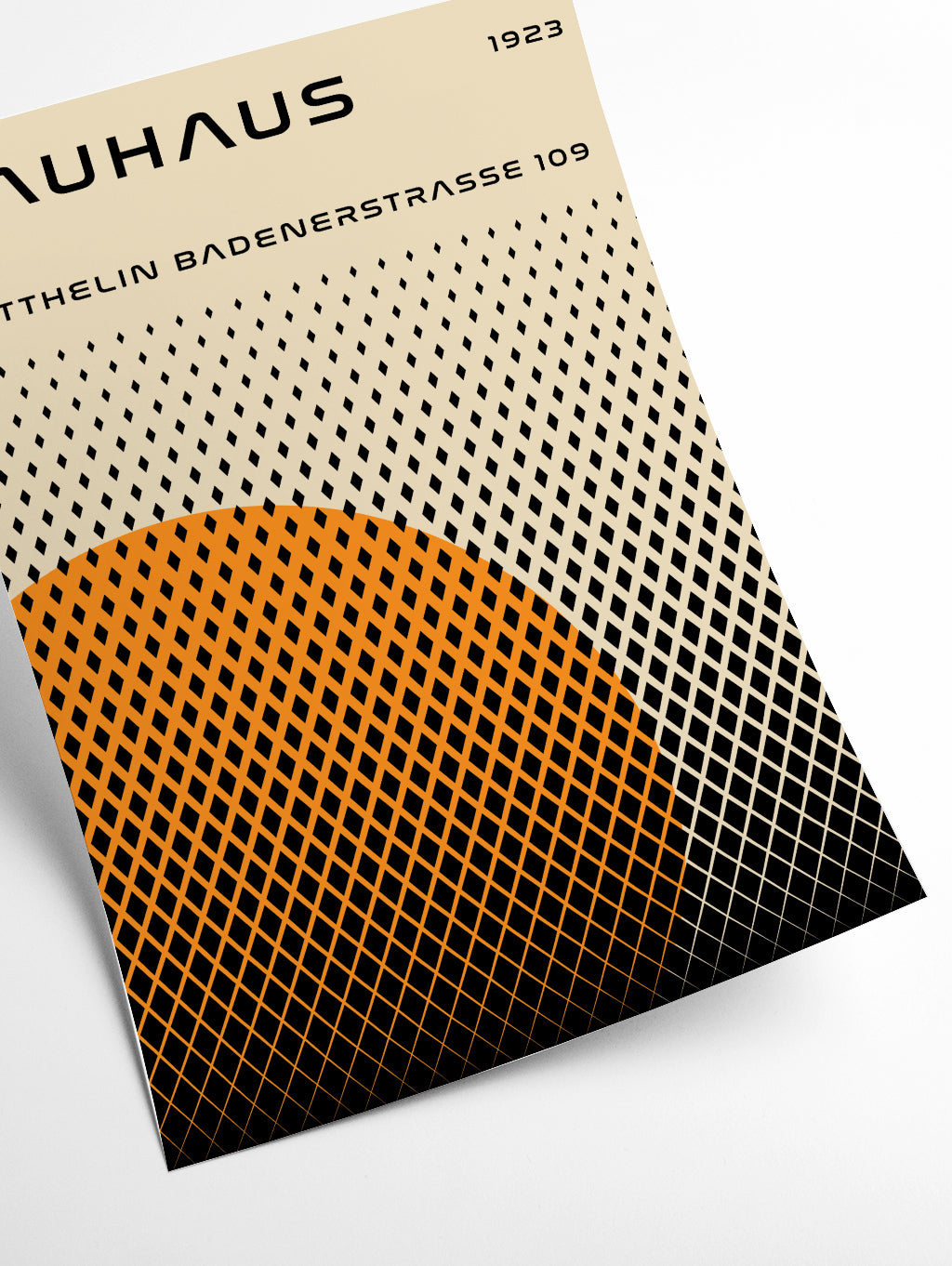 bauhaus geometric yellow