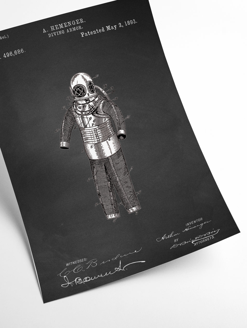 Diving Armor Patent