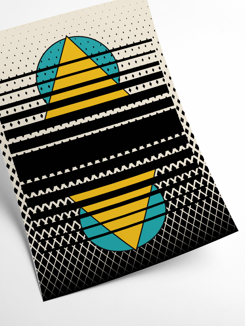 geometric suns pattern