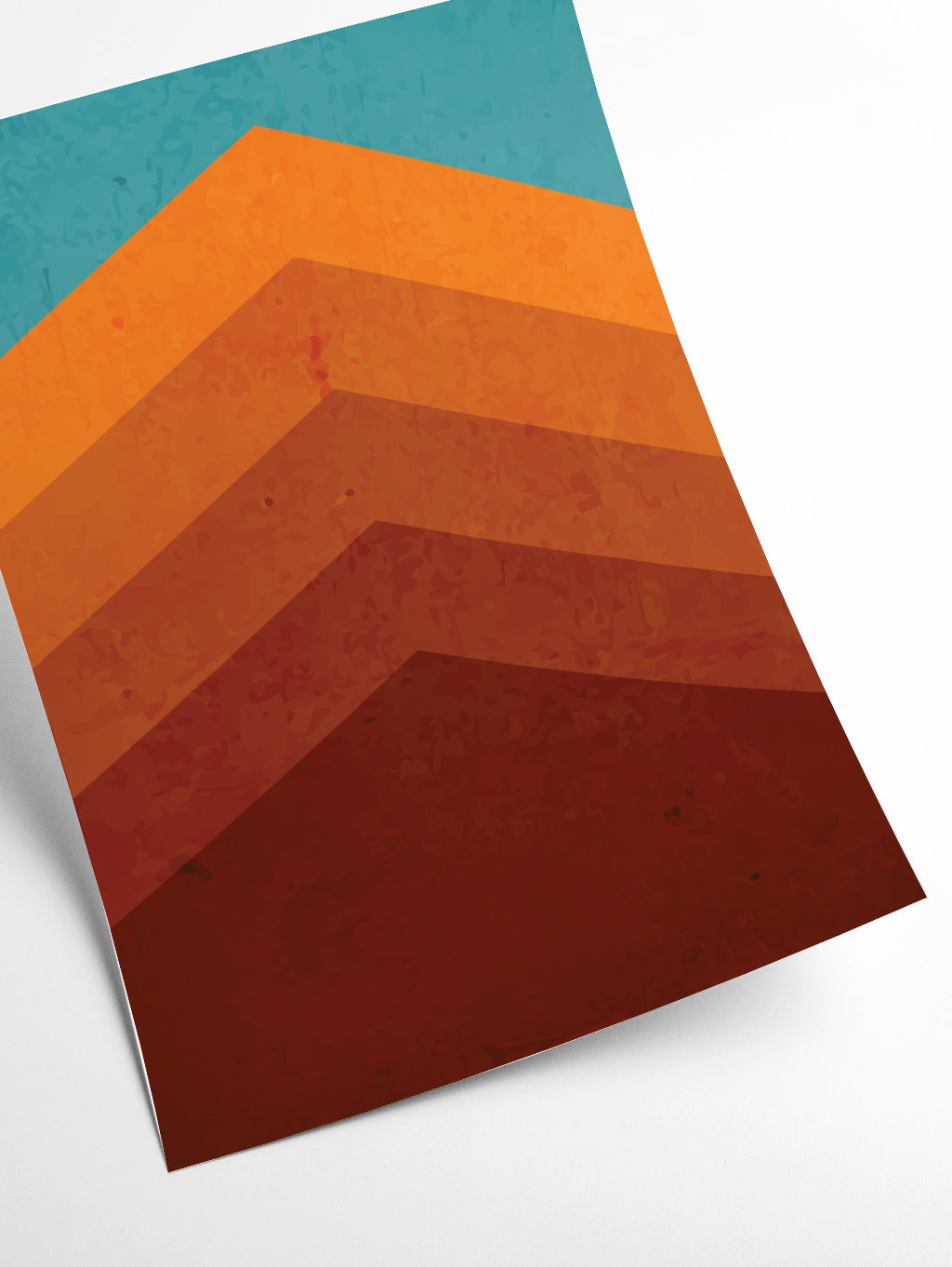 Abstract mountain sunrise II