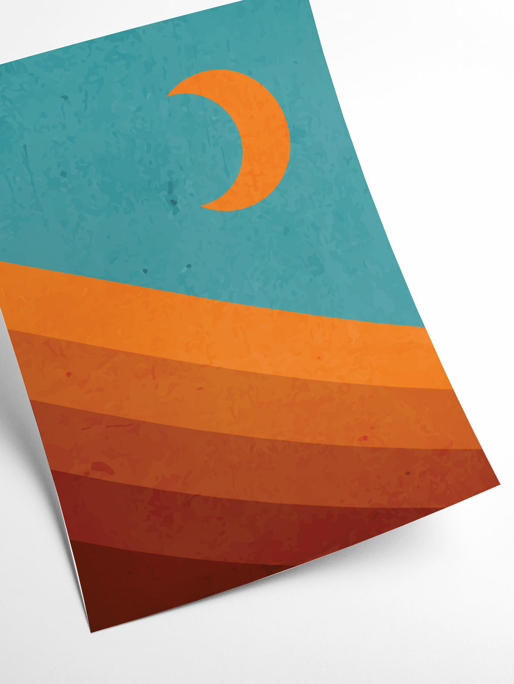 Abstract mountain sunrise III
