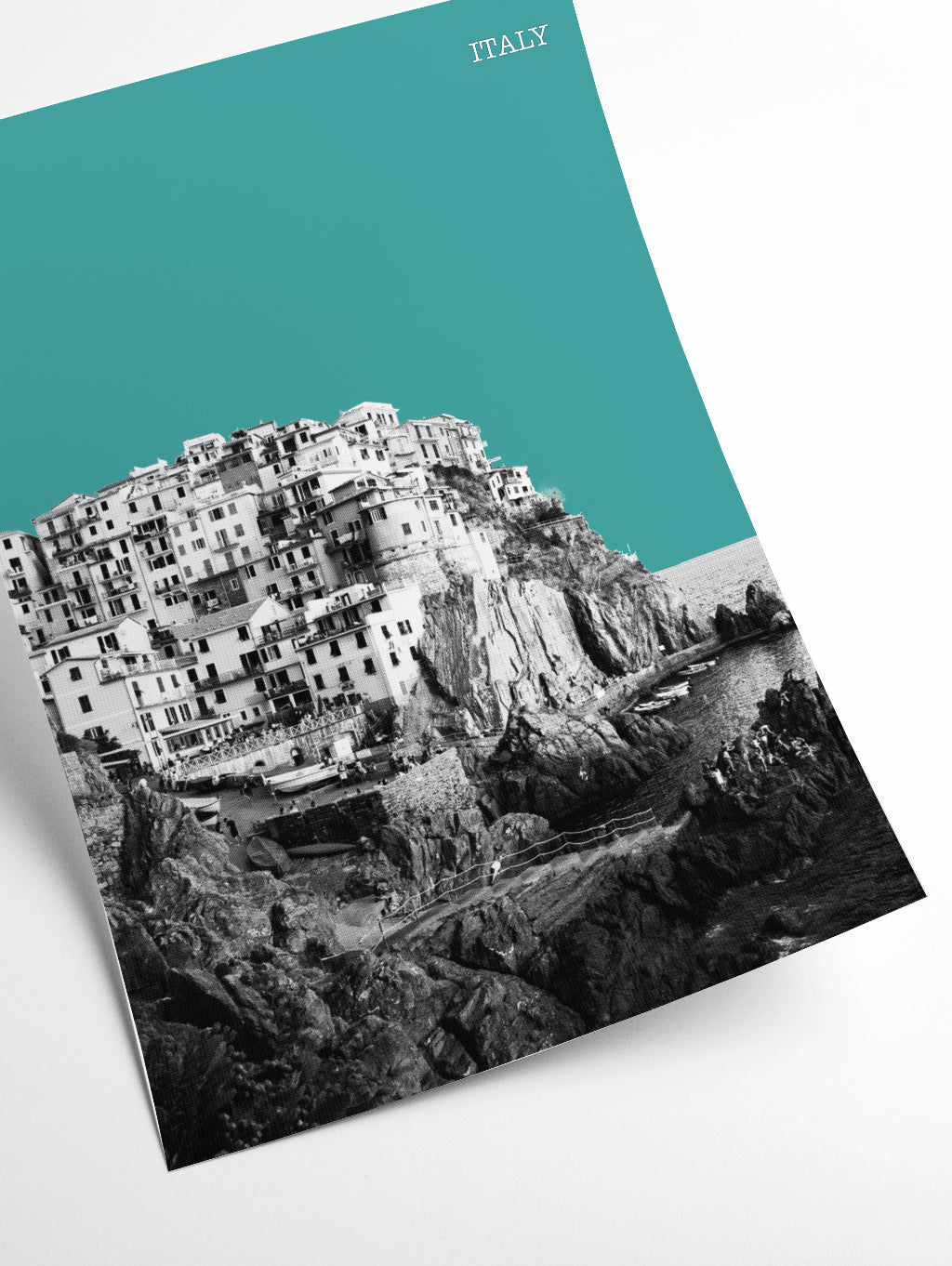 Halftone Italy Blue