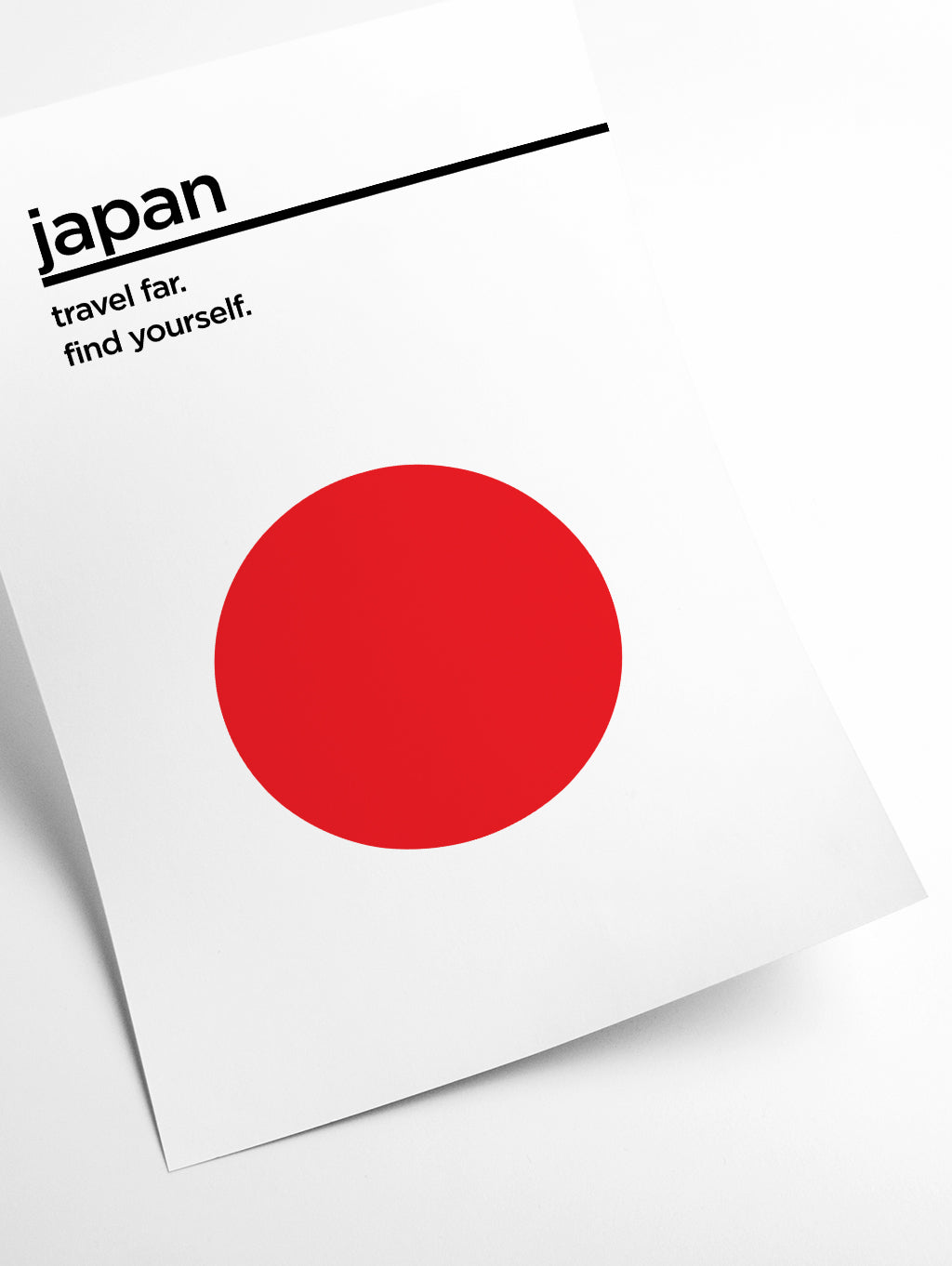 Japan travel poster
