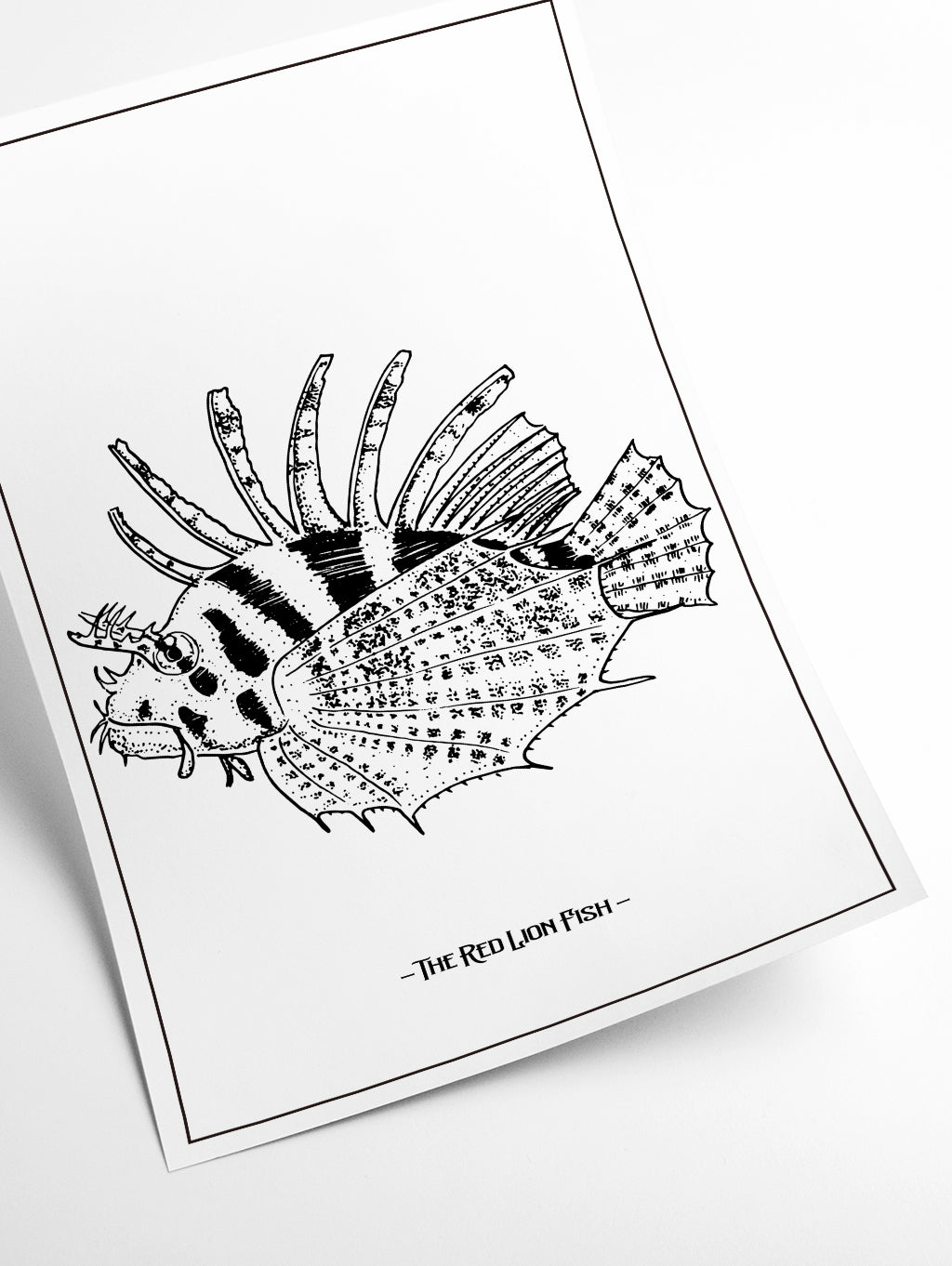 The red lion fish