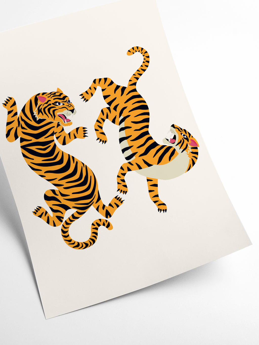 Two tigers