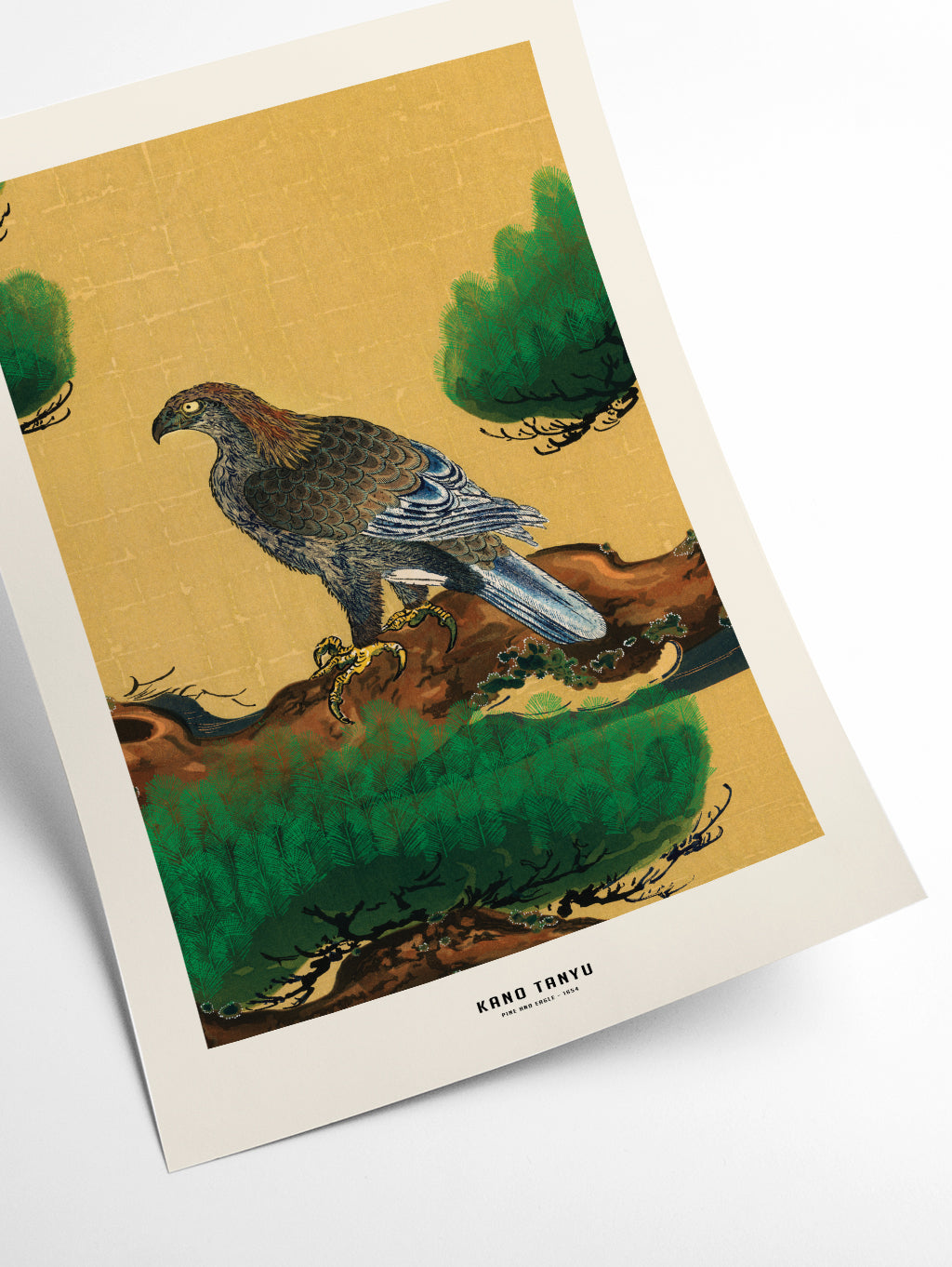 Kano Tanyu - Pine and eagle