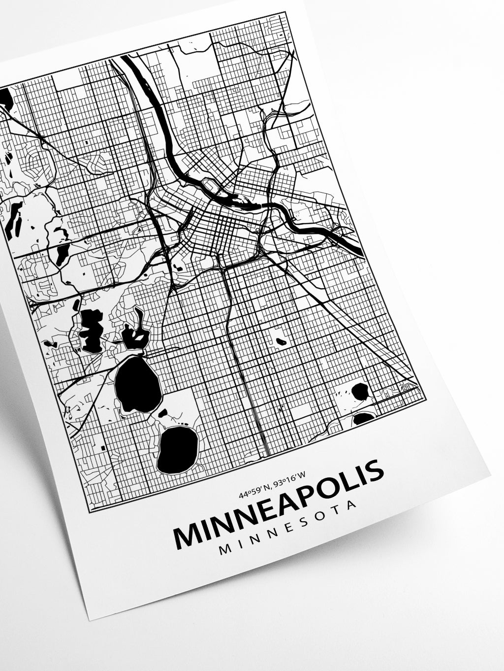 Map of Minneapolis
