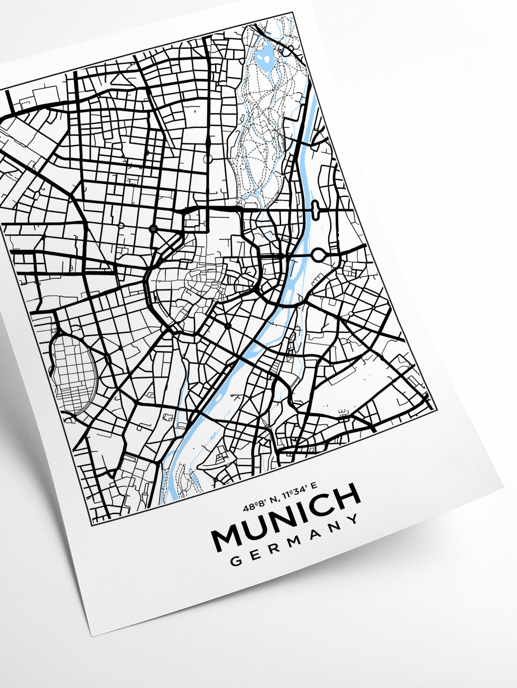 Map of Munich Germany