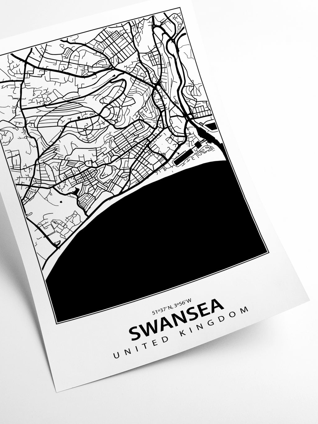 Map of Swansea