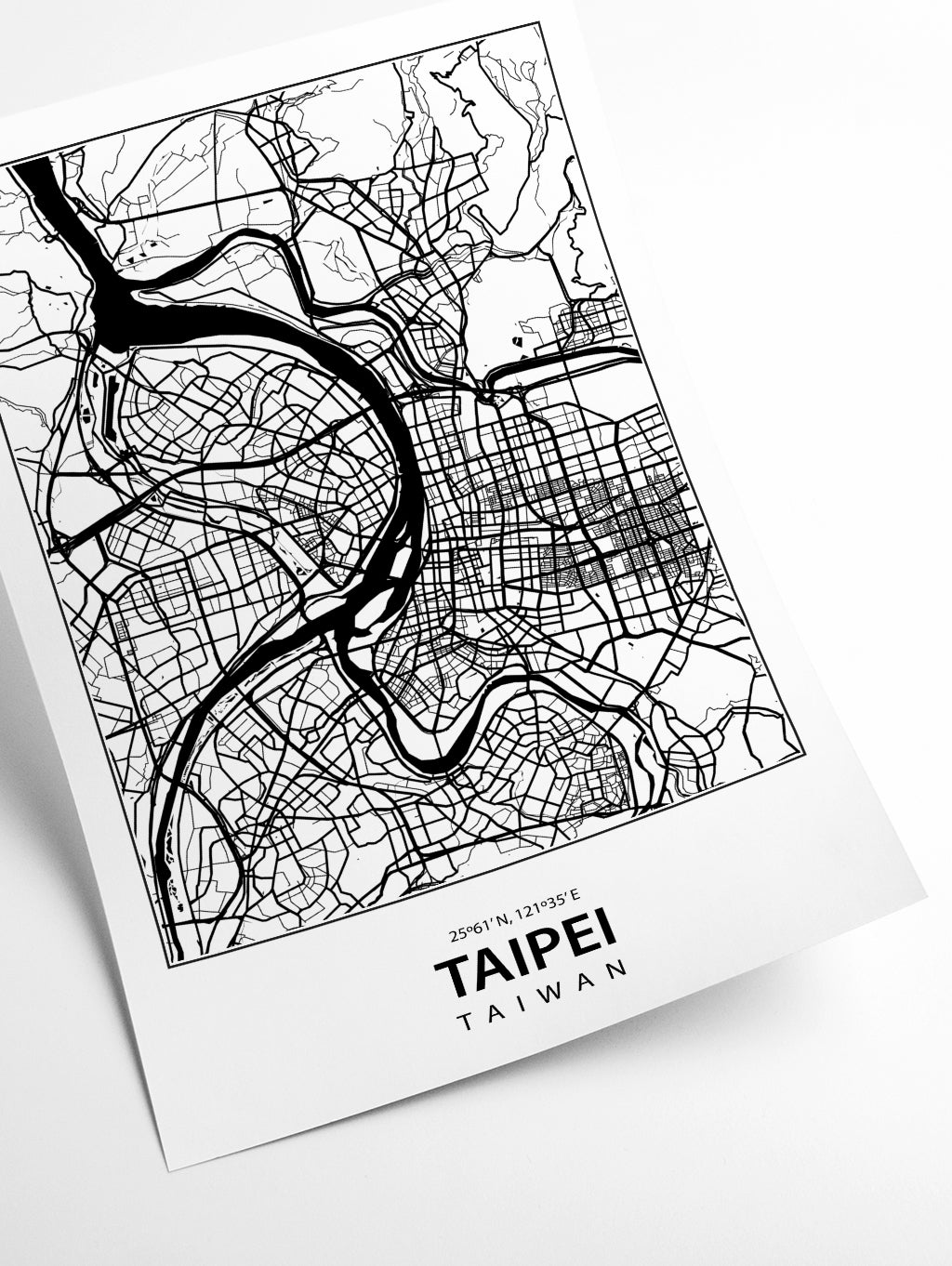 Map of Taipei