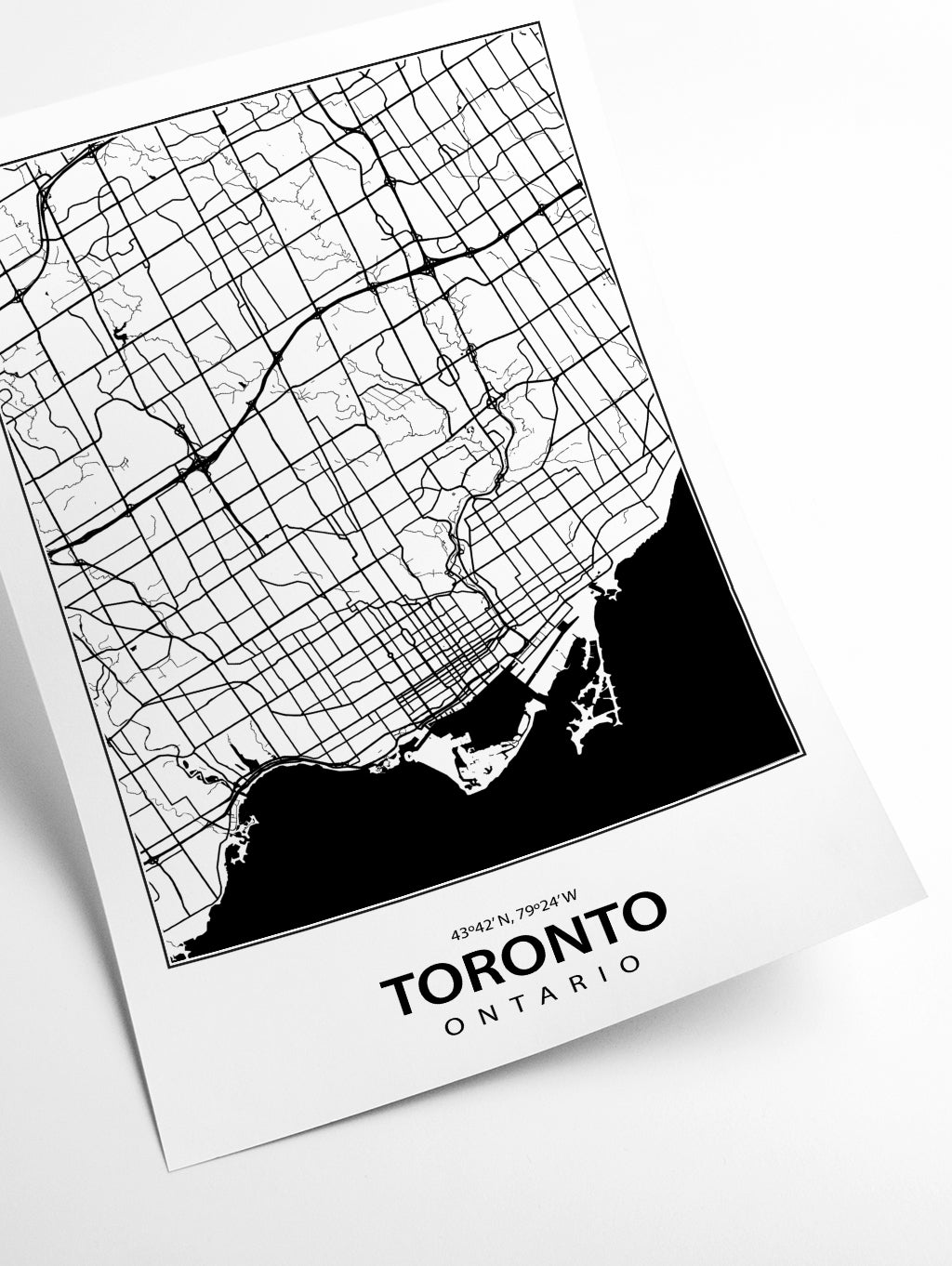 Map of Toronto Canada