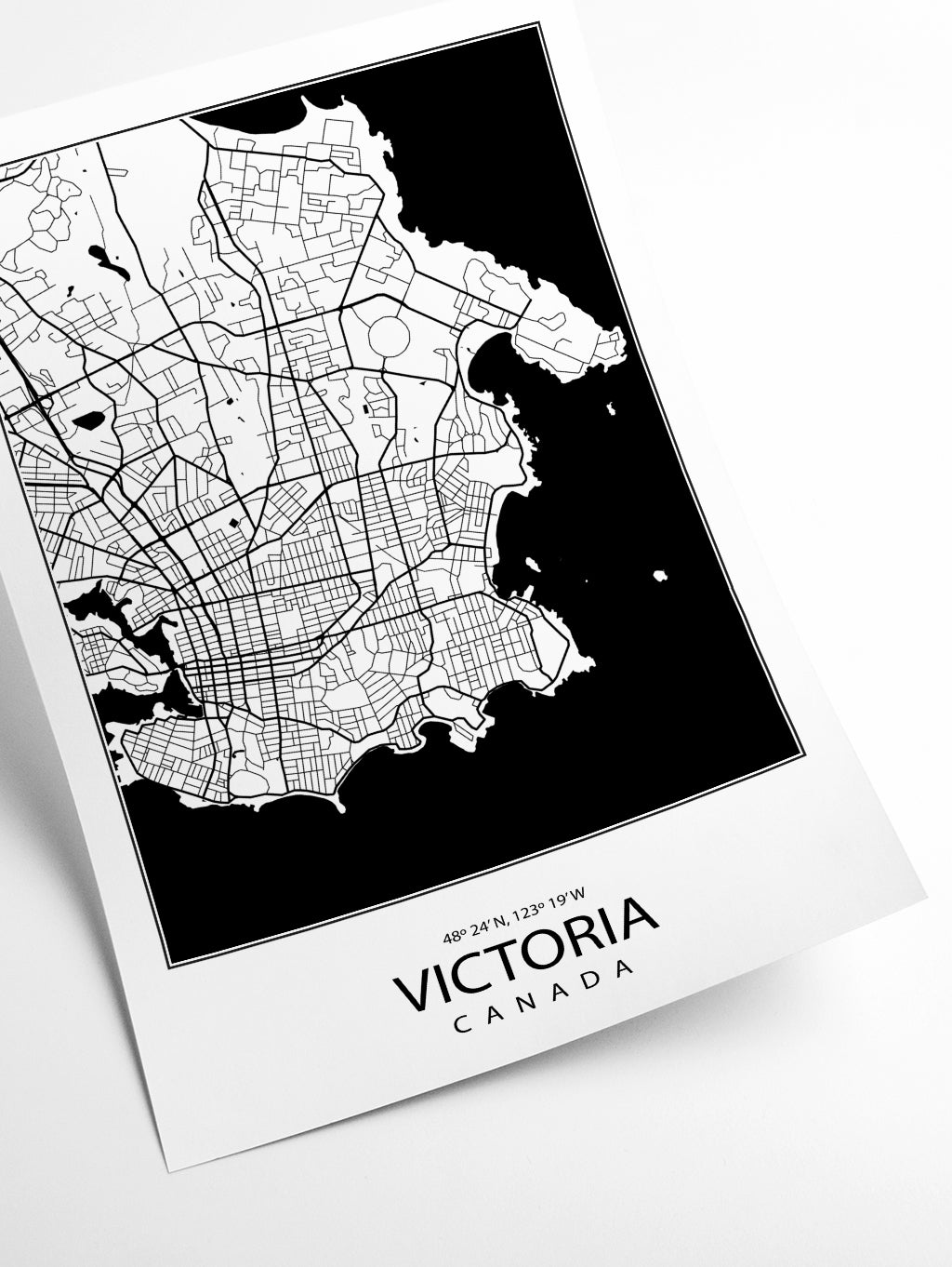 Map of Victoria Canada