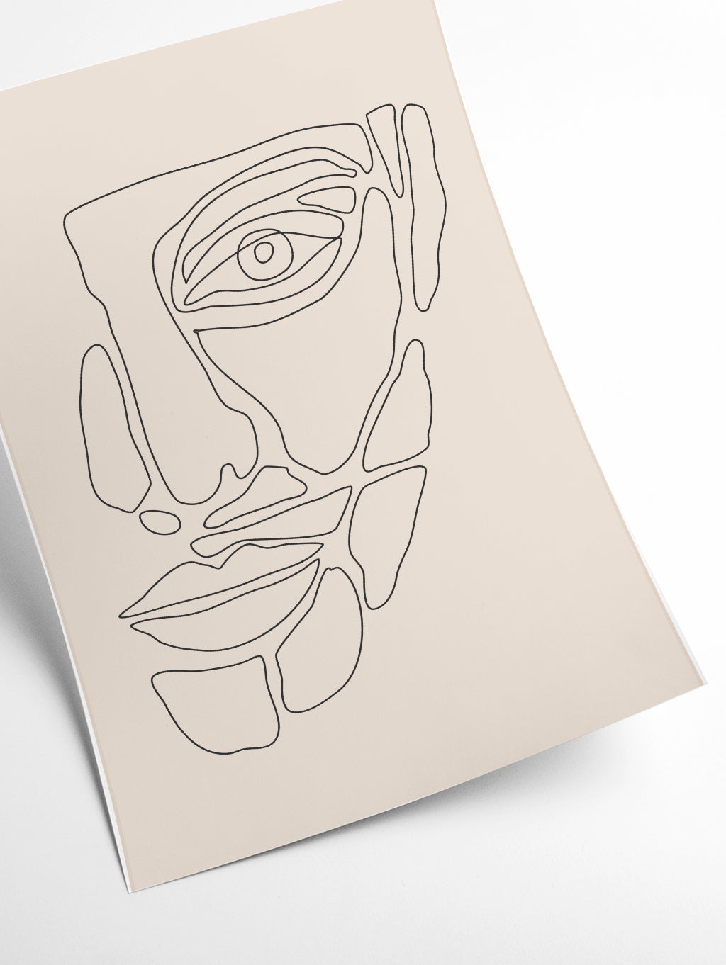 Abstract Face Lines #1