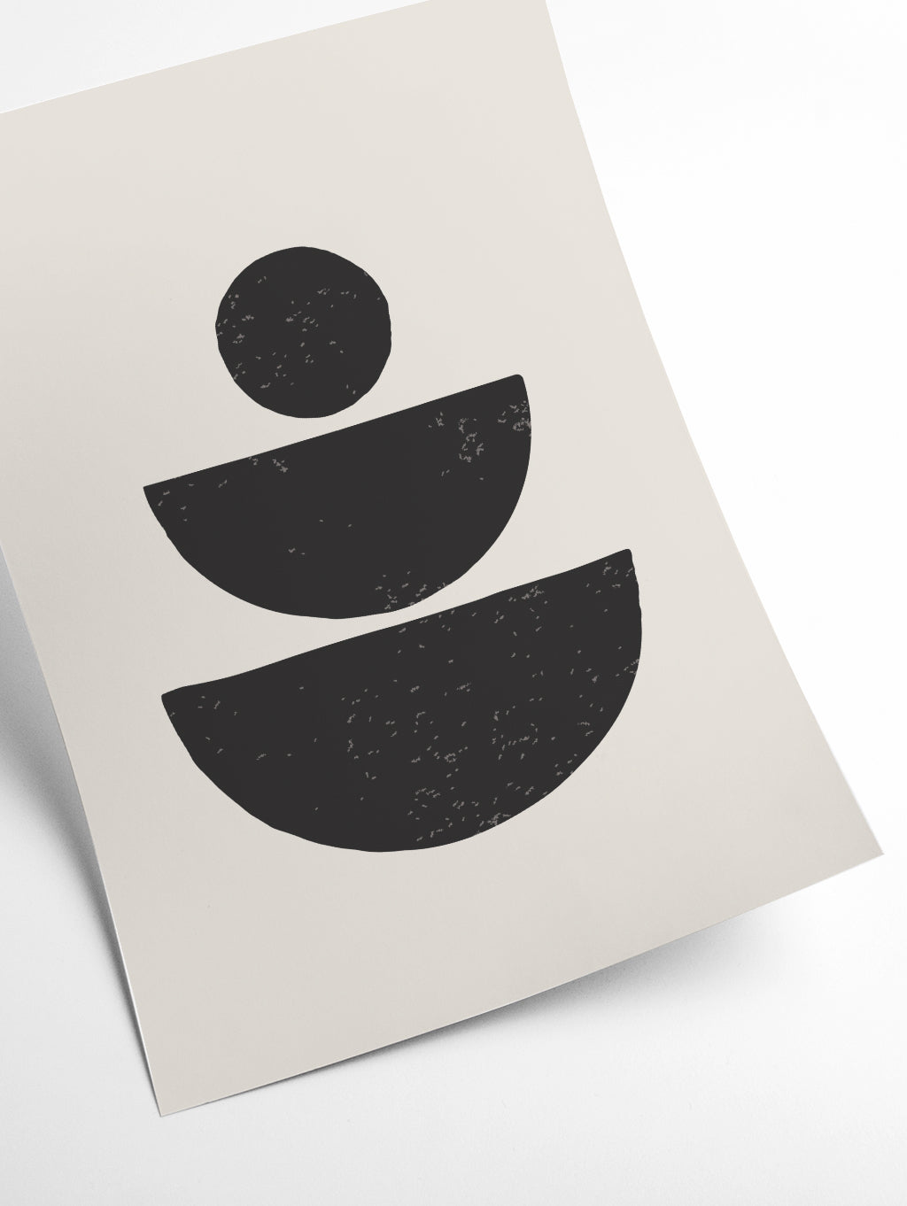 Black Abstract Shapes Series #1