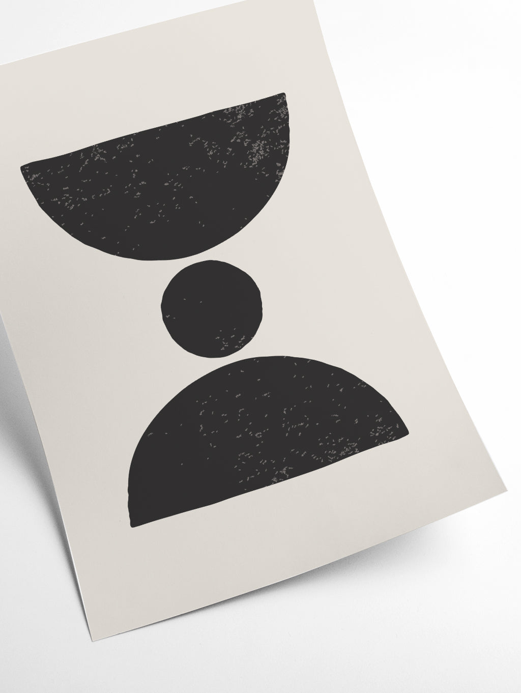 Black Abstract Shapes Series #3