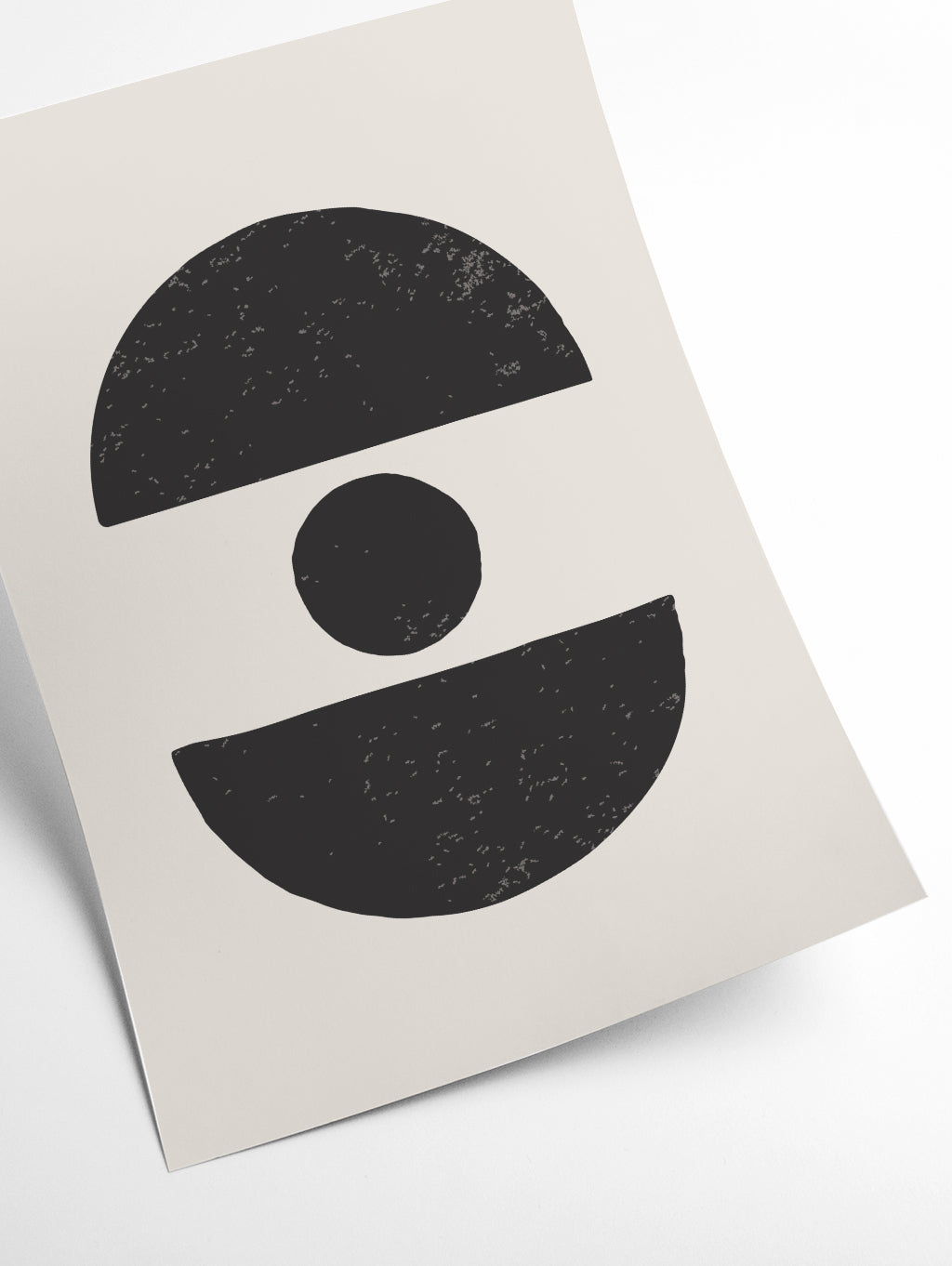 Black Abstract Shapes Series #4