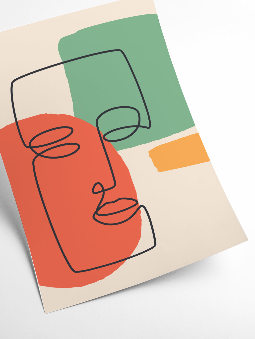 Abstract Color Faces #2