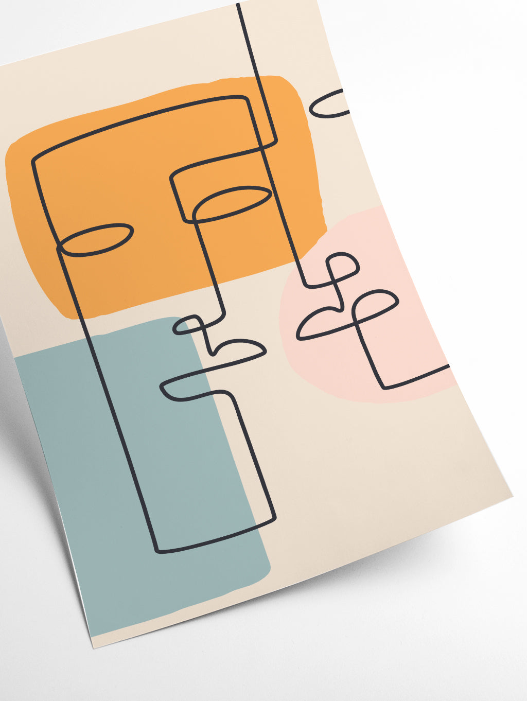 Abstract Color Faces #3