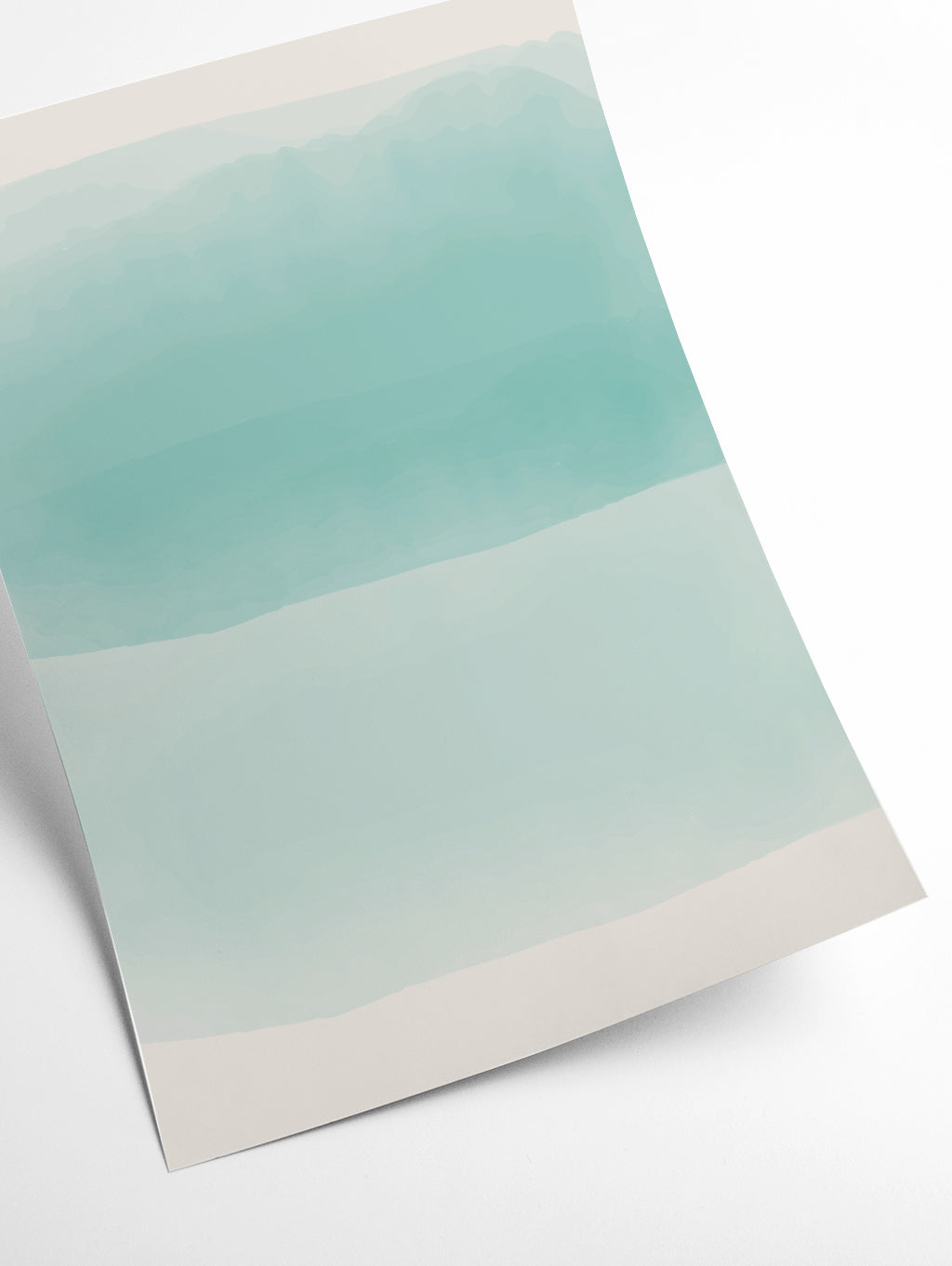Light Green Watercolor Series #4