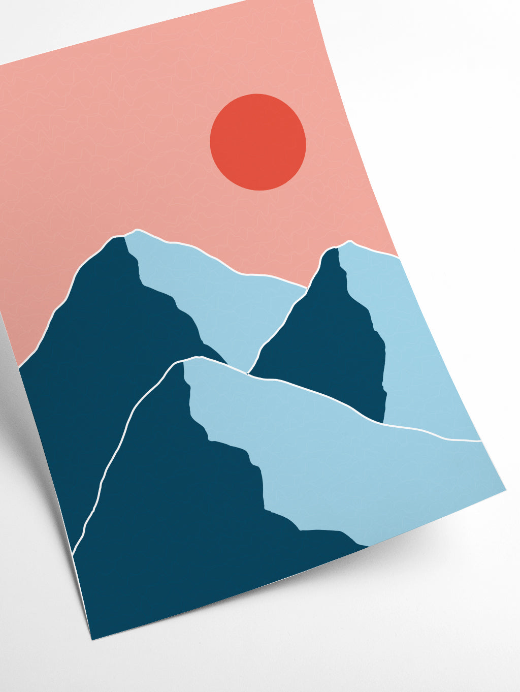 Minimal Mountain Tops #1