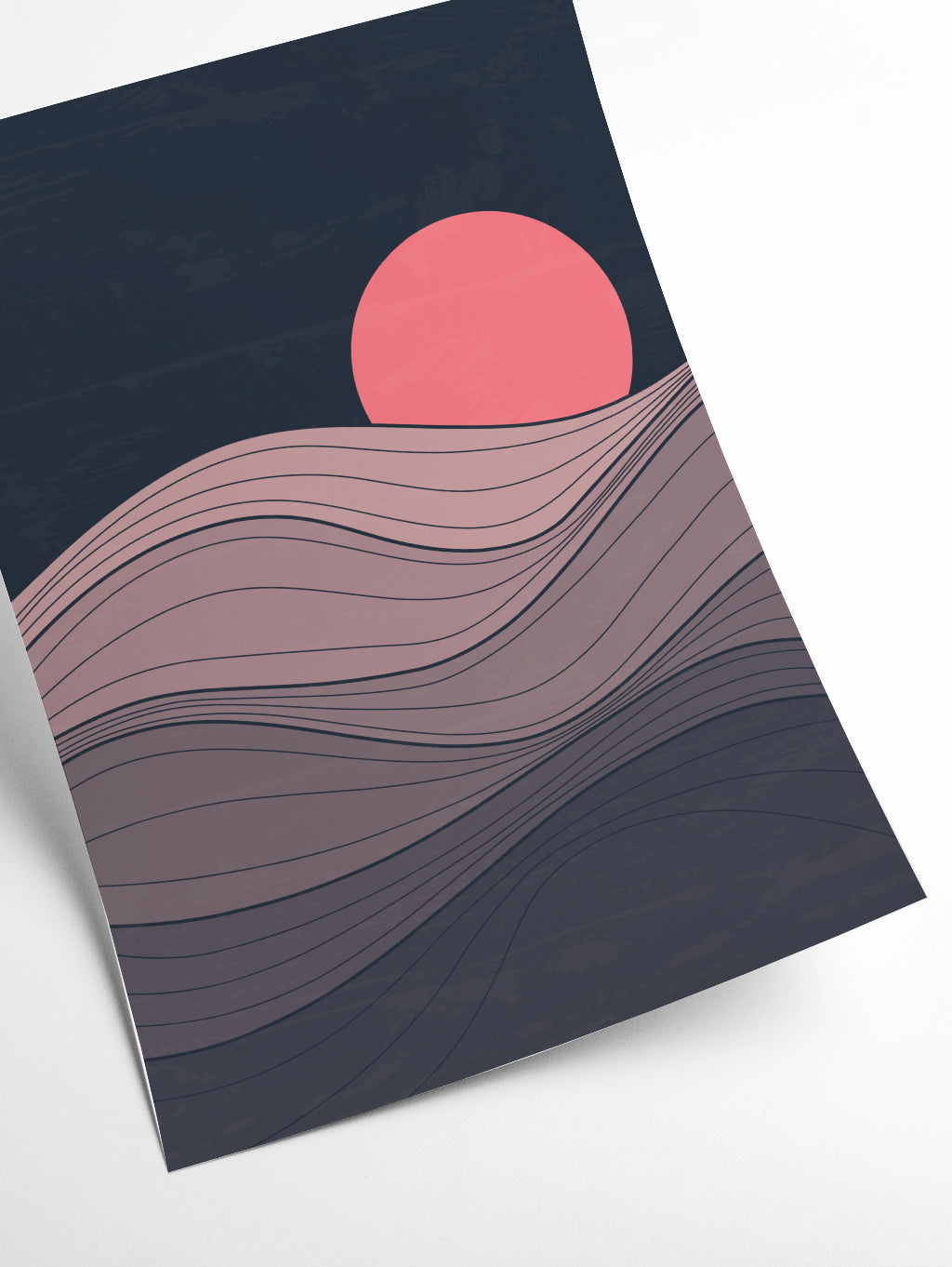 Minimal Pink Sunset #2