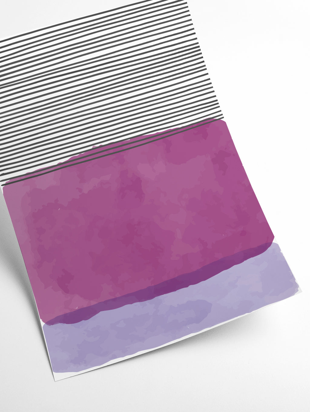 Watercolor Lines Series #3
