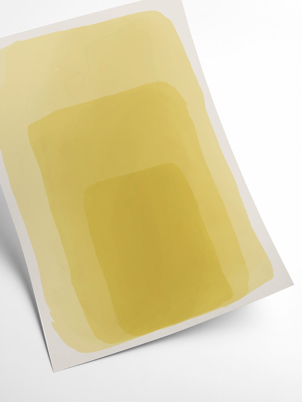 Yellow Watercolor Shapes #1