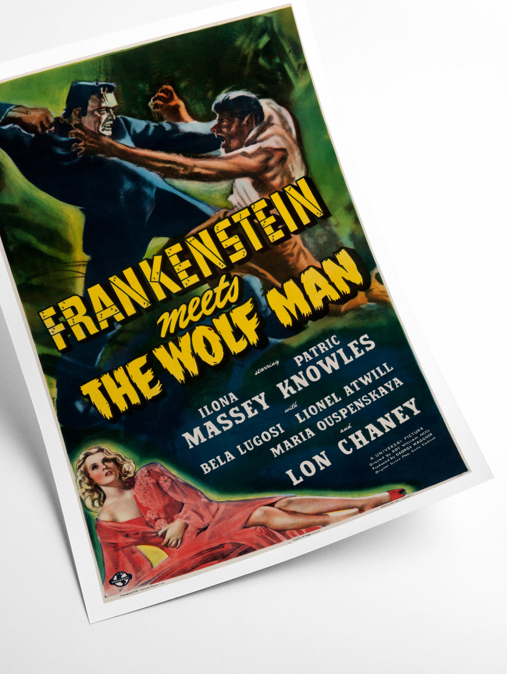 Frankenstein Meets The Wolf Man