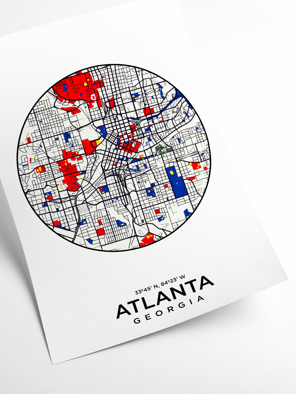 Map of Atlanta 1