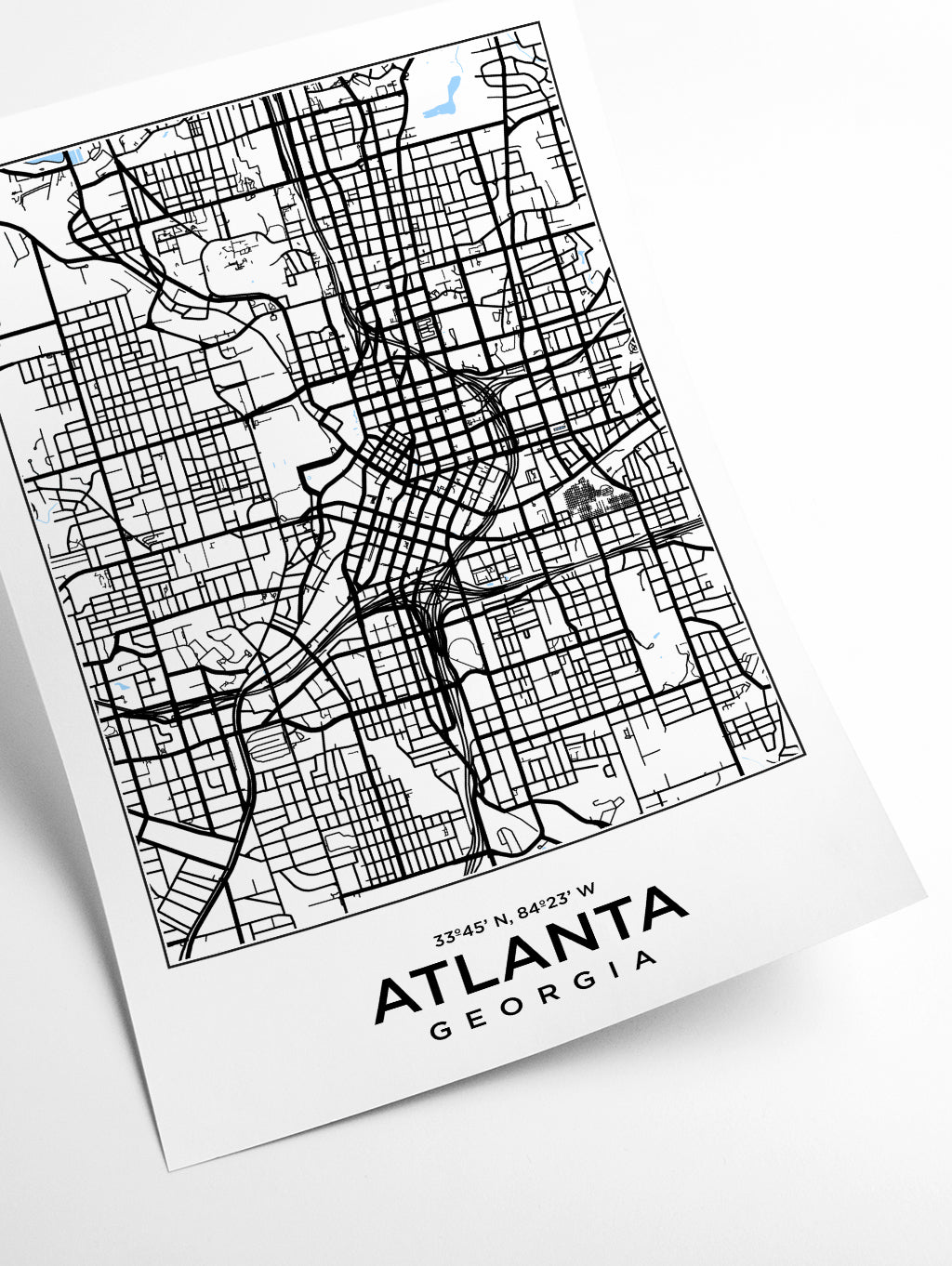 Map of Atlanta Georgia
