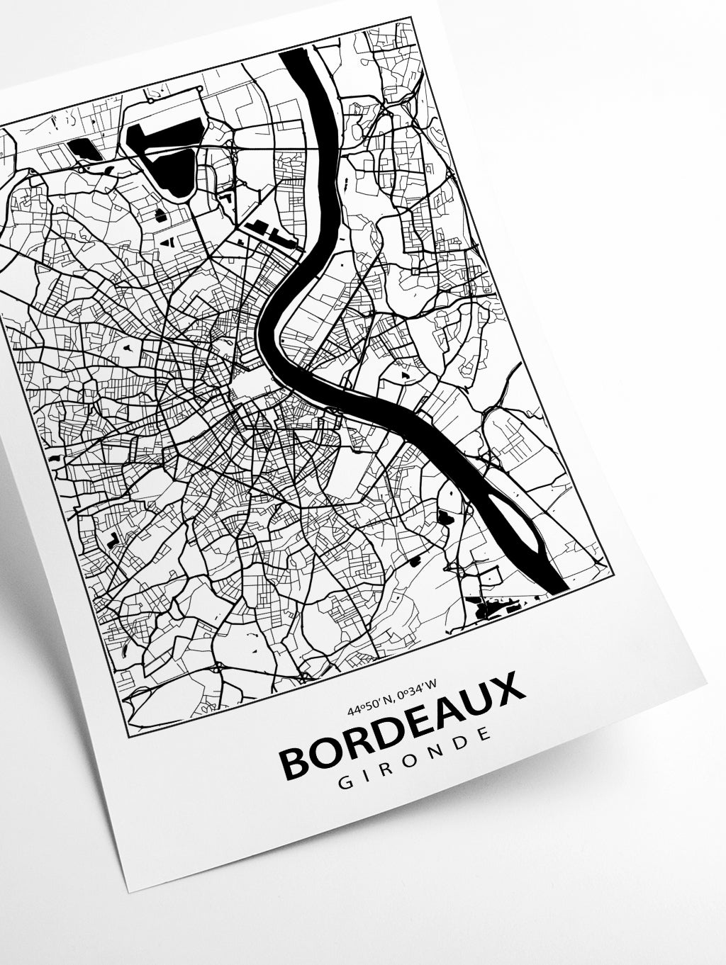 Map of Bordeaux