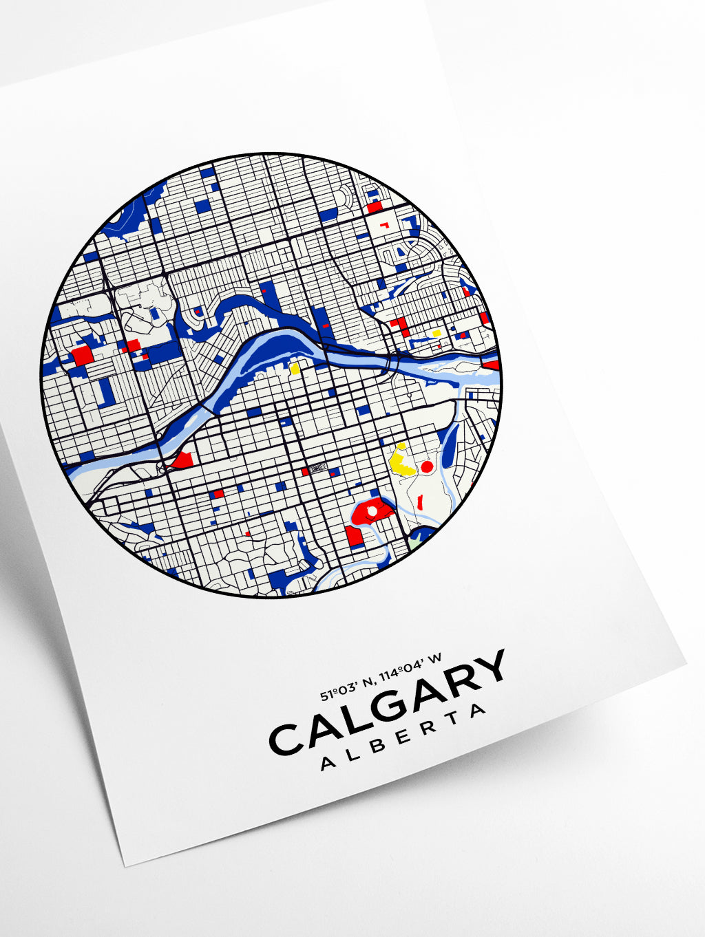 Map of Calgary