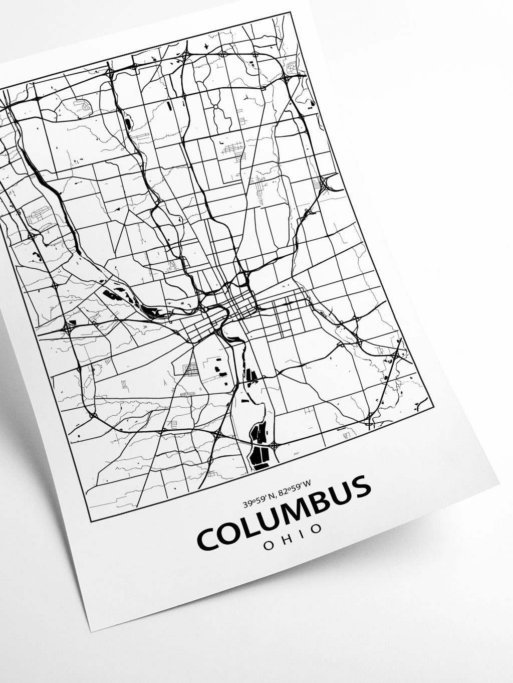 Map of Colombus