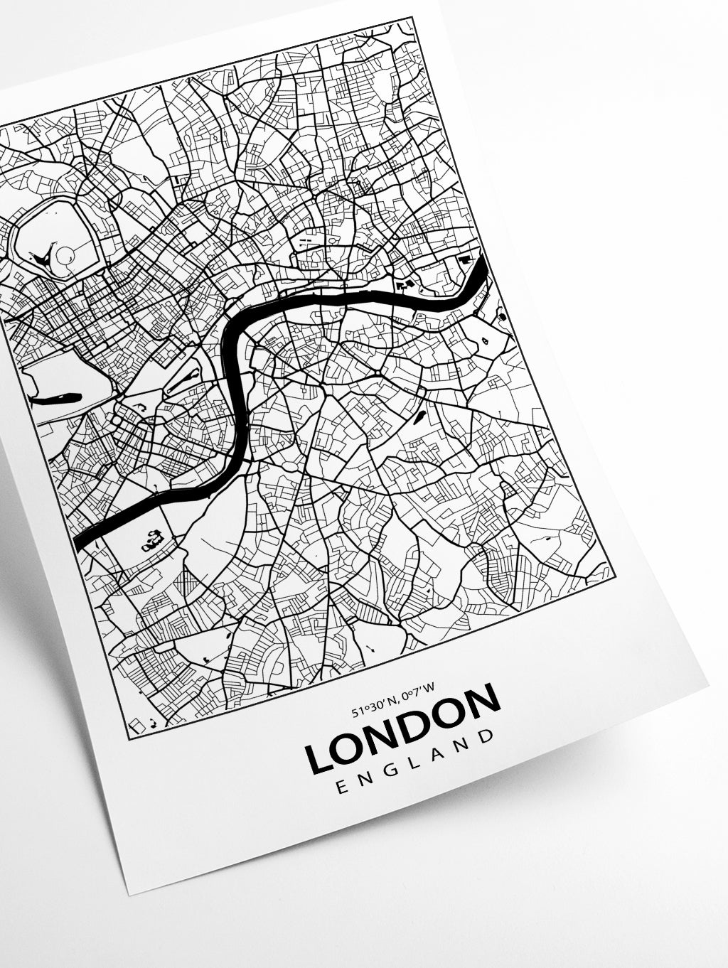 Map of London England