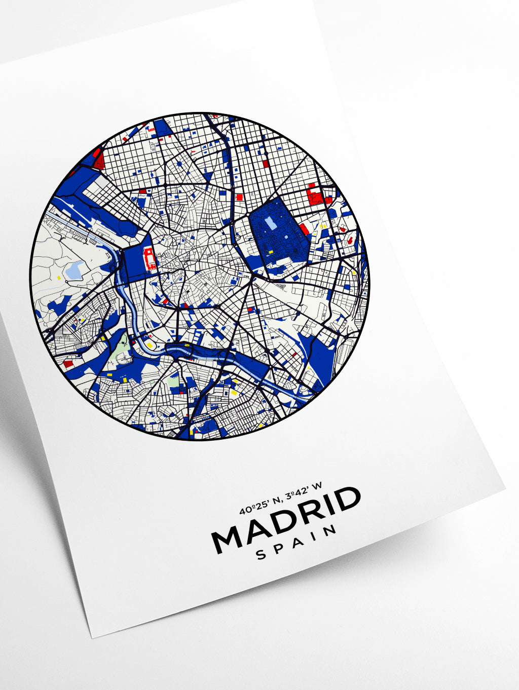 Map of Madrid