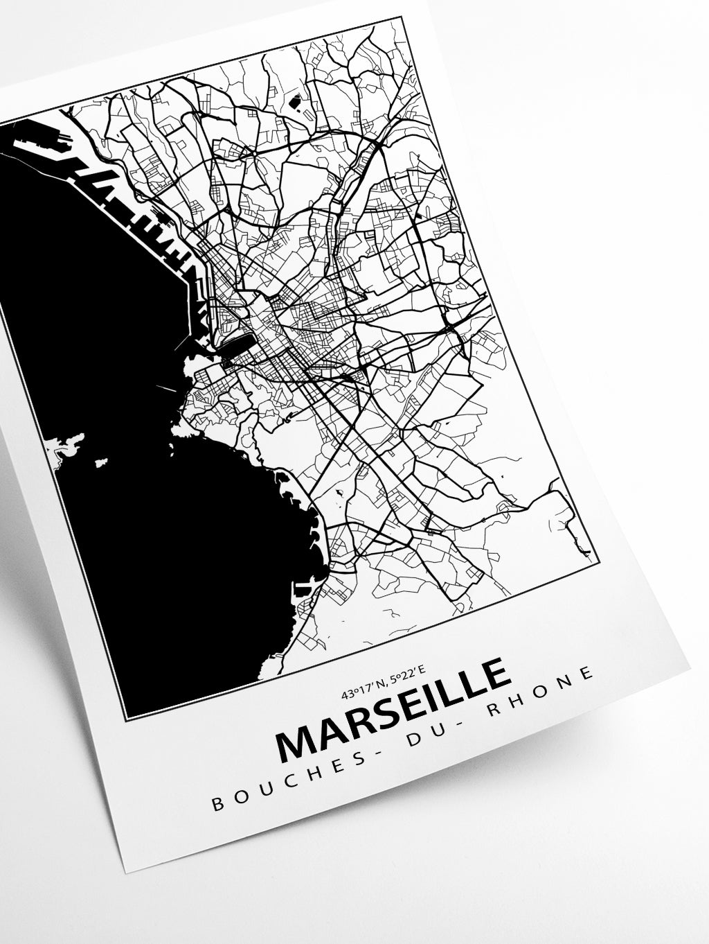 Map of Marseille