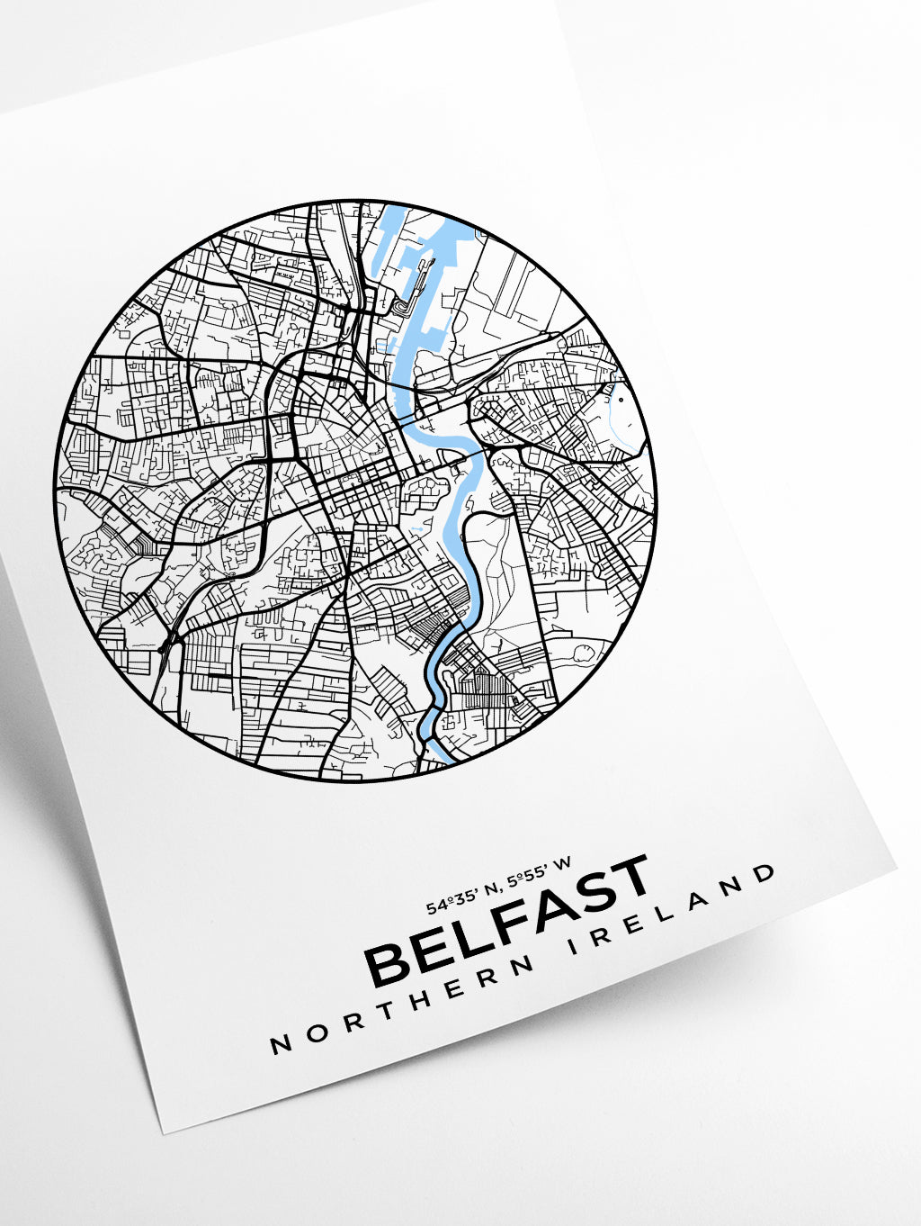 Map of Belfast