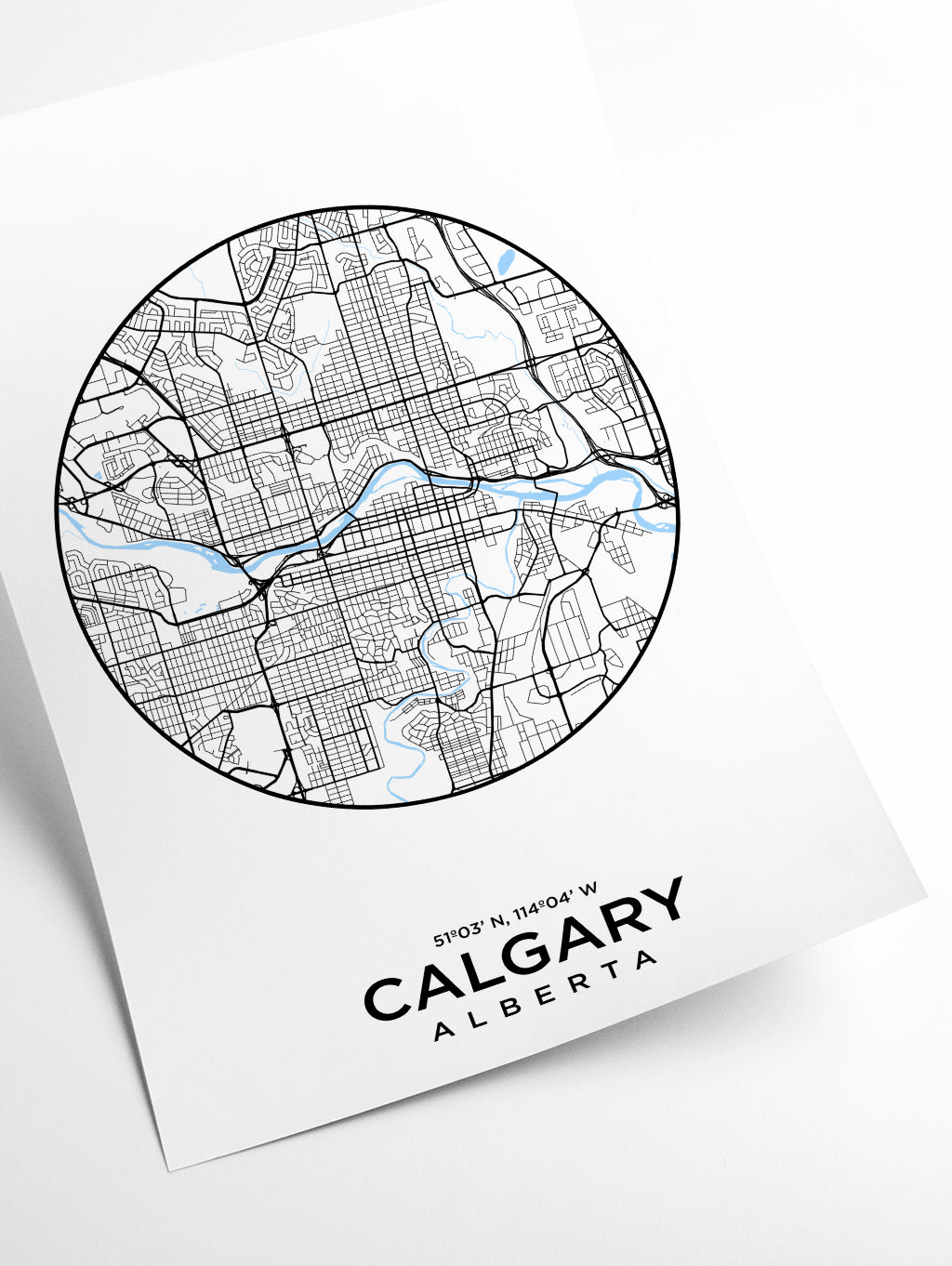 Map of Calgary