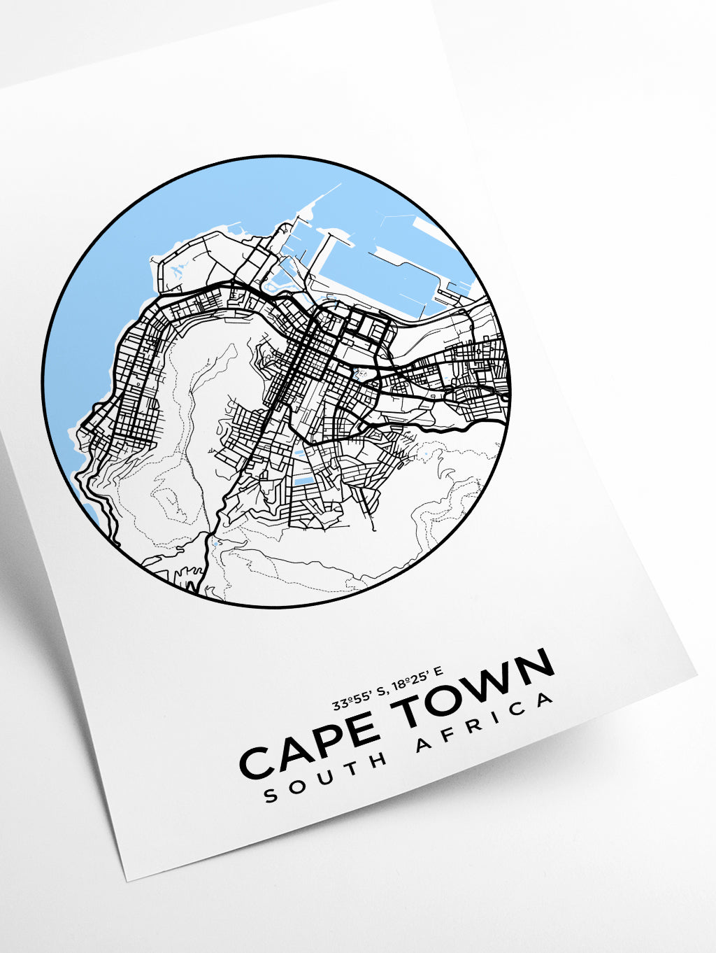 Map of Cape Town