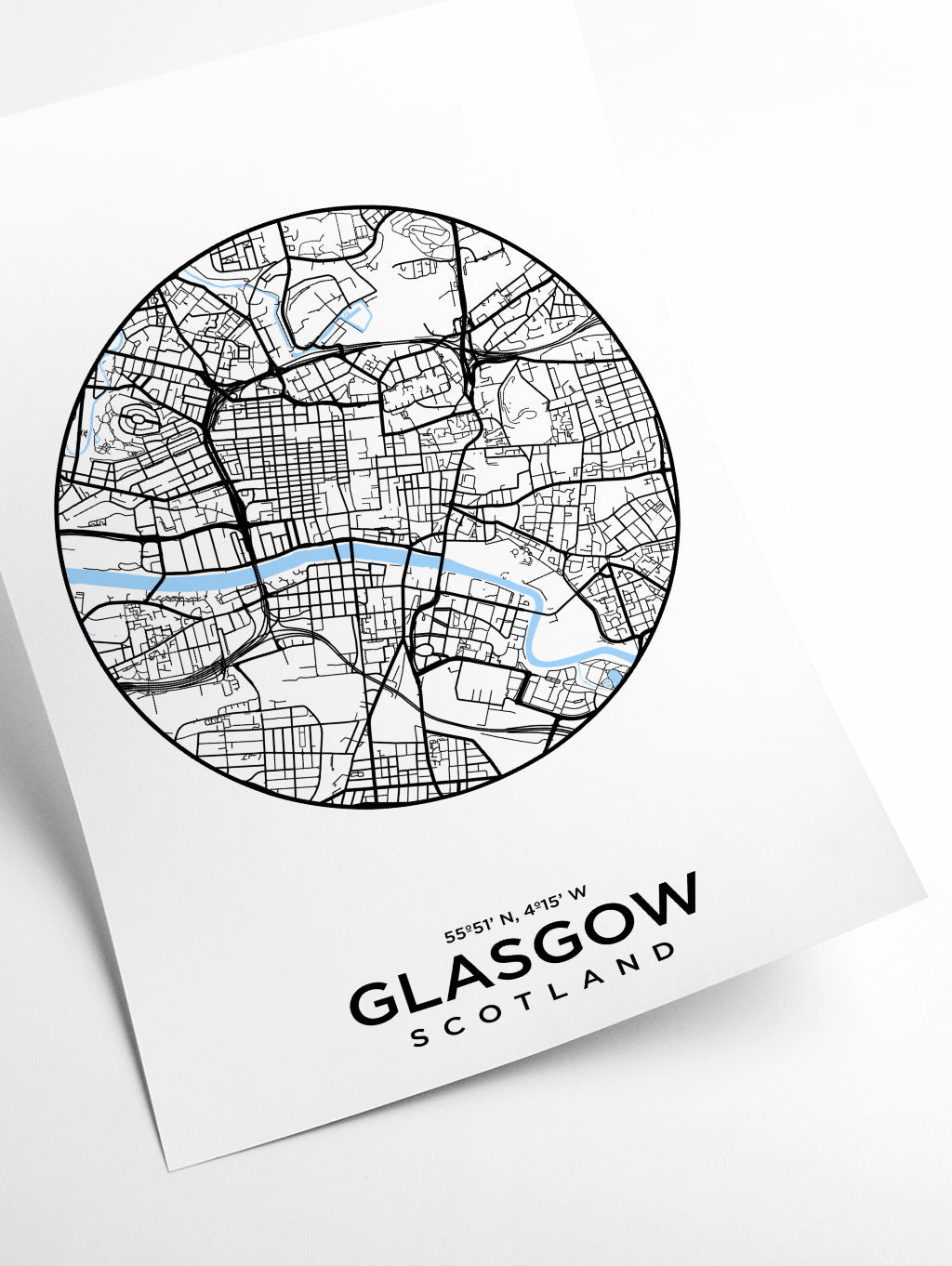 Map of Glasgow