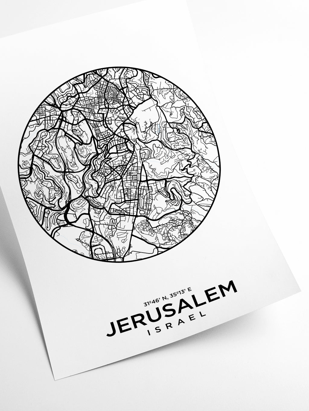 Map of Jerusalem