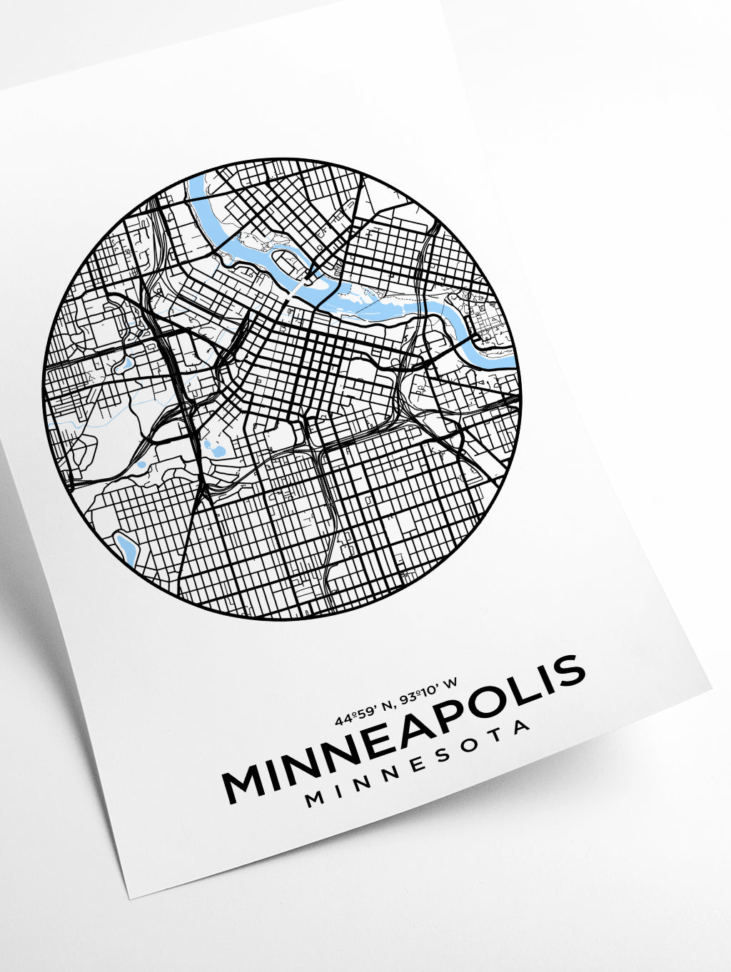 Map of Minneapolis