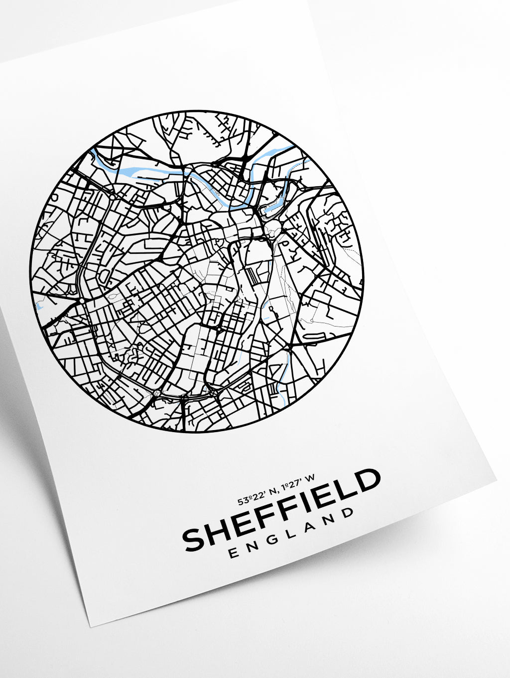 Map of Sheffield