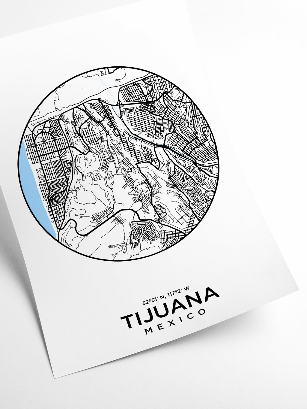 Map of Tijuana