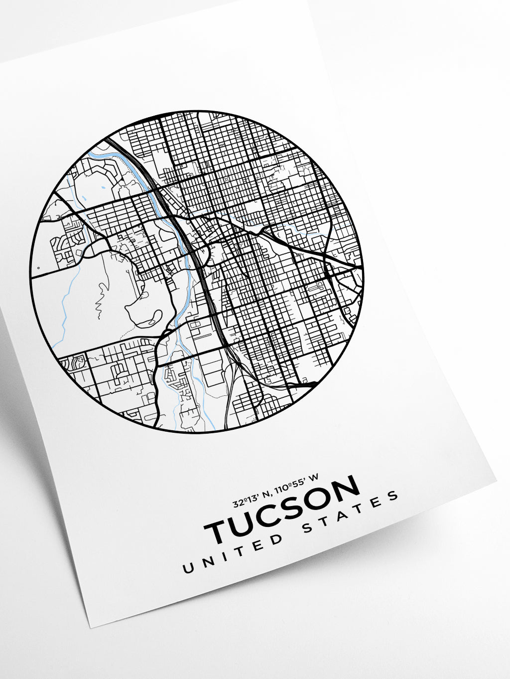 Map of Tuscon
