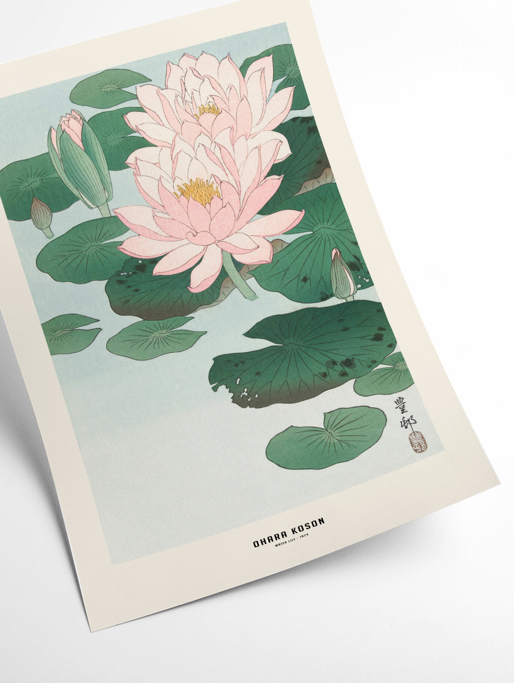 Ohara Koson - Water lily