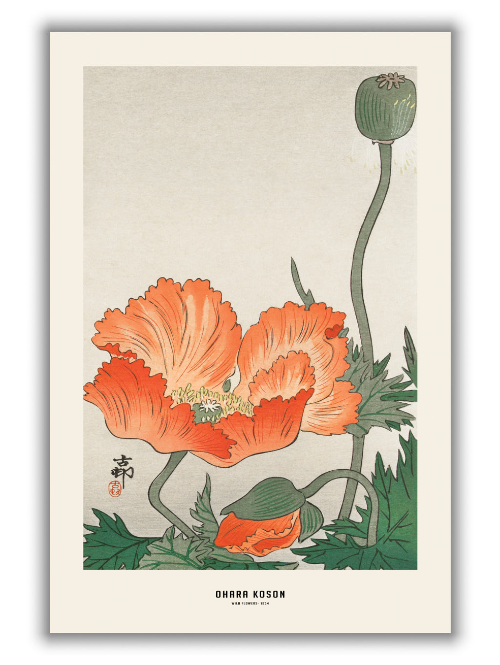 Ohara Koson - Wild flowers